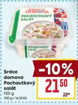 Billa Srdce domova Pochoutkový salát nabídka