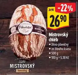Albert Mistrovský chléb žitno-pšeničný nabídka