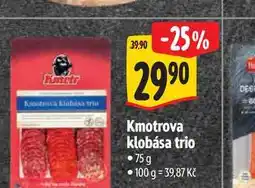 Albert Kmotrova klobása trio nabídka