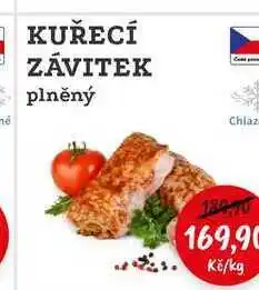 RABBIT řeznictví KUŘECÍ ZÁVITEK plněný nabídka