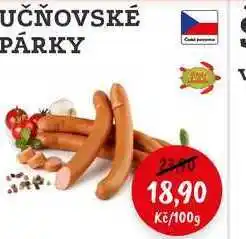 RABBIT řeznictví UČŇOVSKÉ PÁRKY nabídka