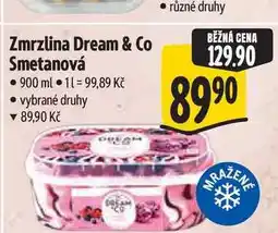 Albert Zmrzlina Dream & Co Smetanová nabídka