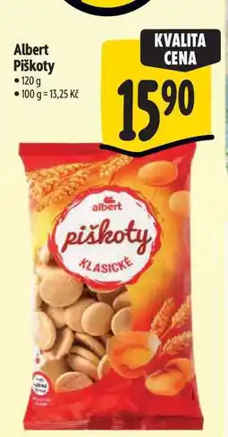 Albert Albert Piškoty nabídka