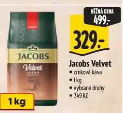 Albert Jacobs Velvet zrnková káva nabídka