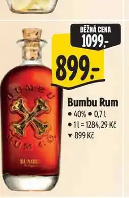 Albert Bumbu Rum 40% 0,71 nabídka