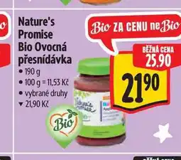 Albert Nature's Promise Bio Ovocná přesnídávka nabídka
