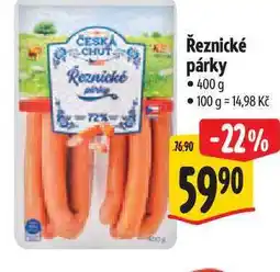Albert Řeznické párky nabídka