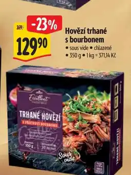 Albert Hovězí trhané s bourbonem sous vide chlazené nabídka