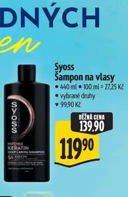 Albert Syoss Šampon 440ml, vybrané druhy nabídka
