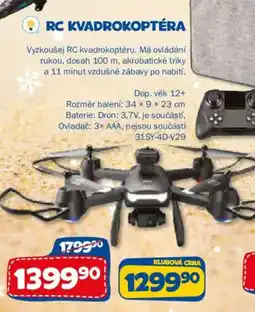 Sparkys RC kvadrokoptéra nabídka