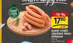 Flop DOBRÝ VÝBĚR VÍDEŇSKÉ PÁRKY PRÉMIUM nabídka