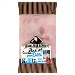 Tesco Kostelecké Uzeniny Poctivá šunka pro děti nabídka