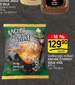 Flop KACHNÍ ČTVRTKY SOUS VIDE nabídka