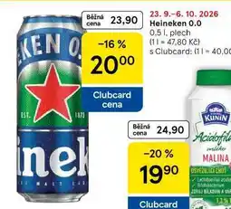 Tesco Heineken 0.0, 0,5 l, plech nabídka