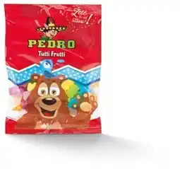 Tesco Pedro bonbony 80g, vybrané druhy nabídka