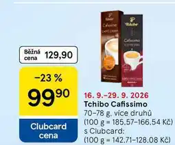 Tesco Tchibo Cafissimo nabídka