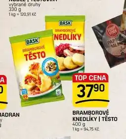 Flop BRAMBOROVÉ KNEDLÍKY | TĚSTO nabídka