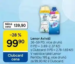 Tesco Lenor Aviváž, 36-59 PD, více druhů nabídka