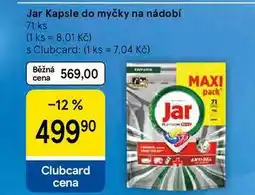 Tesco Jar Kapsle do myčky na nádobí, 71 ks nabídka