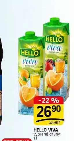 Flop HELLO VIVA vybrané druhy nabídka