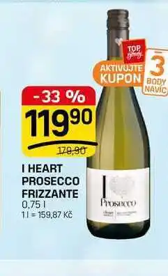 Flop I HEART PROSECCO FRIZZANTE nabídka