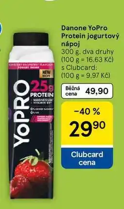Tesco Danone YoPro Protein jogurtový nápoj nabídka