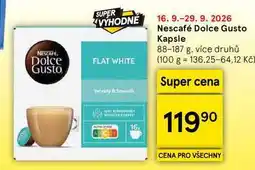 Tesco NESCAFE Dolce Gusto kapsle nabídka