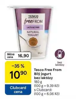 Tesco Tesco Free From Bily jogurt bez laktózy nabídka