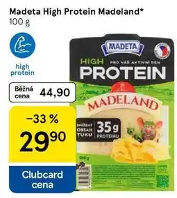 Tesco Madeta High Protein Madeland nabídka