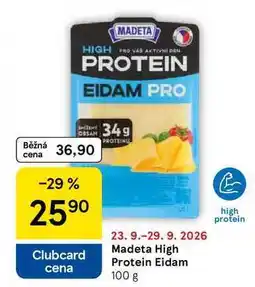 Tesco Madeta High Protein Eidam nabídka