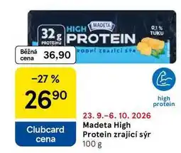 Tesco Madeta High Protein zrající sýr nabídka