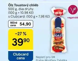 Tesco Ölz Toustový chléb nabídka