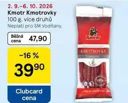 Tesco Kmotr Kmotrovky, 100 g, více druhů nabídka