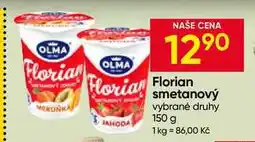 Hruška Florian smetanový vybrané druhy nabídka