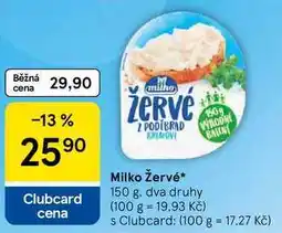 Tesco Milko Žervé nabídka