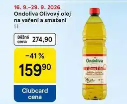Tesco Ondoliva Olivový olej na vaření a smažení nabídka