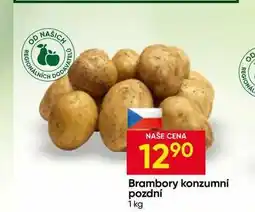 Hruška Brambory konzumní pozdní nabídka