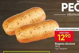 Hruška Bageta cibulová nabídka