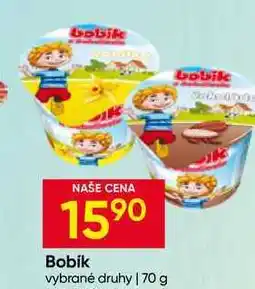 Hruška Bobík Tvarohový 70g, vybrané druhy nabídka