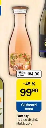 Tesco Fantasy, 1 l, více druhů. Moldavsko nabídka