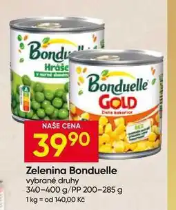Hruška Bonduelle vybrané druhy 340-400 g/PP 200-285 g nabídka