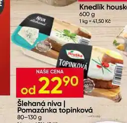 Hruška Šlehaná niva, Pomazánka topinková nabídka