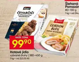 Hruška Hamé Hotové jídlo vybrané druhy nabídka