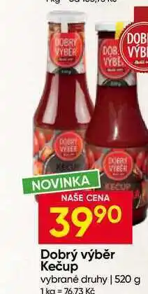 Hruška Dobrý výběr Kečup vybrané druhy nabídka