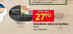 Hruška Obložené vejce se šunkou nabídka