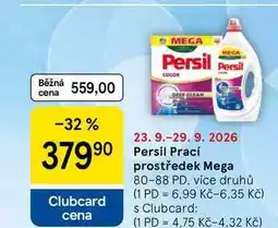 Tesco Persil Prací prostředek Mega, 80-88 PD nabídka