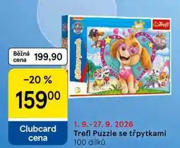 Tesco Trefl Puzzle se třpytkami, 100 dílků nabídka