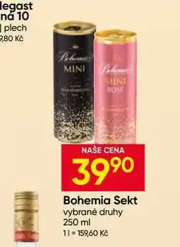 Hruška Bohemia Sekt vybrané druhy nabídka