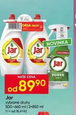 Hruška Jar prostředek na mytí nádobí 500ml, vybrané druhy nabídka