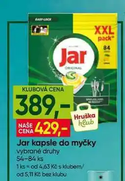 Hruška Jar kapsle do myčky vybrané druhy 54-84 ks nabídka